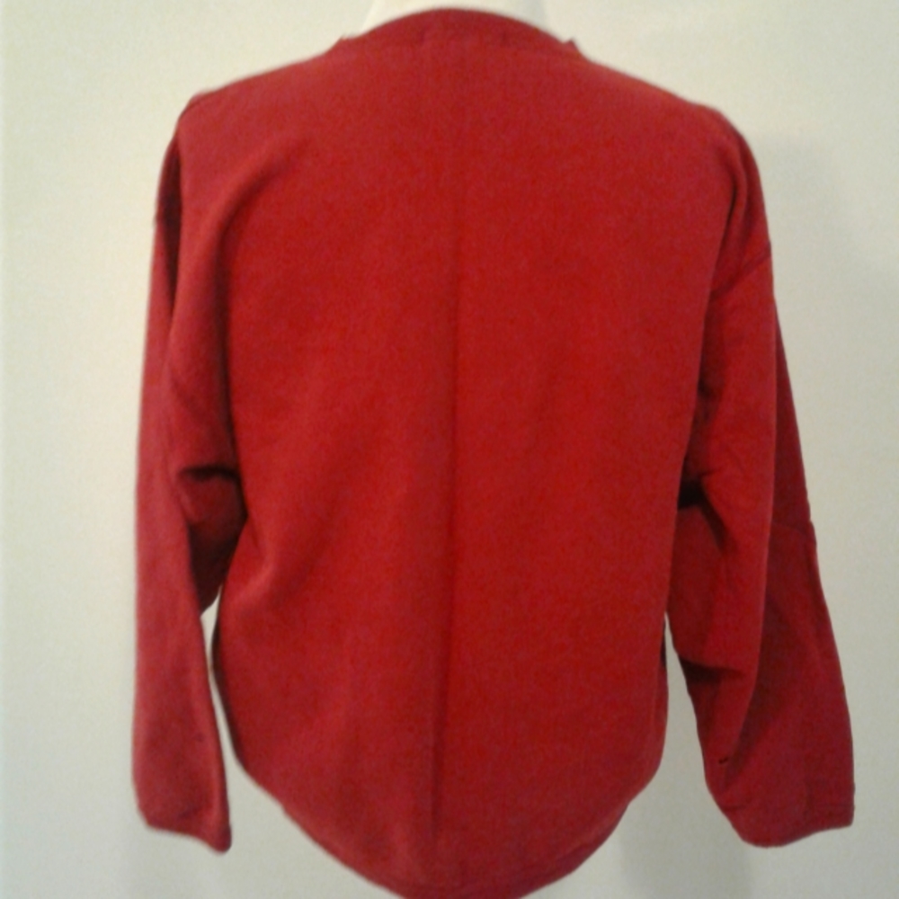 Vintage Club Monaco spell out Sweatshirt Crewneck Size L Made Canada distressed - Picture 3 of 5